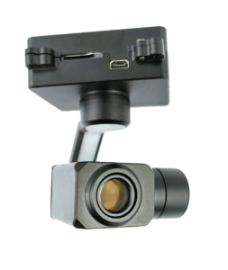 Single lens 4K visible light Gimbal Camera with 9x digital zoom, high precision, and dual output of network IP and HDMI.