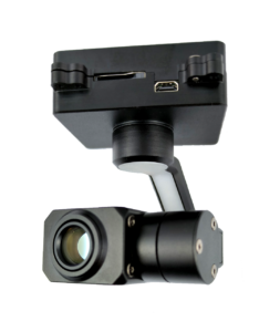 Single lens 4K IP&HDMI output camera, with 7x digital zoom and 3-axis gimbal.