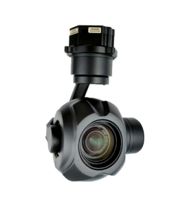 Single lens Gimbal Camera with 4K resolution, 90x hybrid zoom, and 3-axis stabilized gimbal, supporting Network IP output.